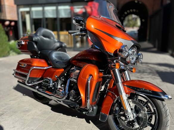 2018 Harley-Davidson Electra Glide, оранжевый, 2500000 рублей - вид 6