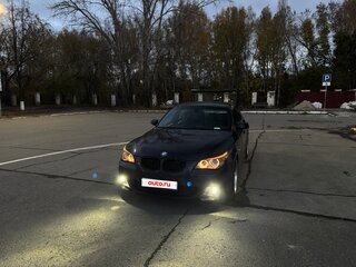 2008 BMW 5 серии 525d V (E60/E61) Рестайлинг, синий, 1350000 рублей, вид 2