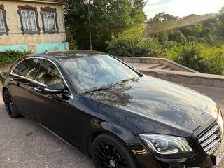 2017 Mercedes-Benz S-Класс 450 Long VI (W222, C217) Рестайлинг, чёрный, 3550000 рублей, вид 1