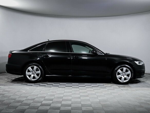2015 Audi A6 IV (C7) Рестайлинг, чёрный, 1744578 рублей - вид 3