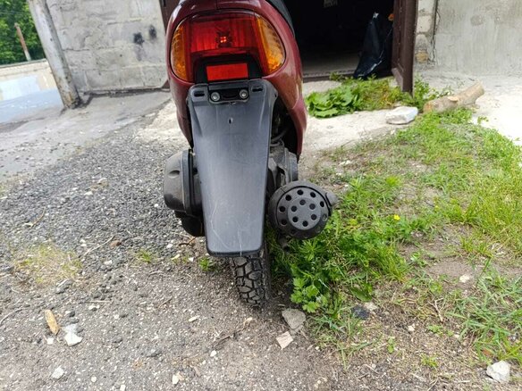 2002 Honda Dio, красный, 63000 рублей - вид 5