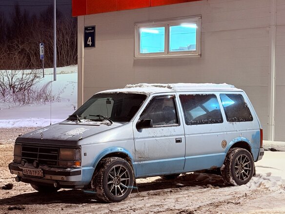 1987 Dodge Caravan I, голубой, 310000 рублей - вид 6