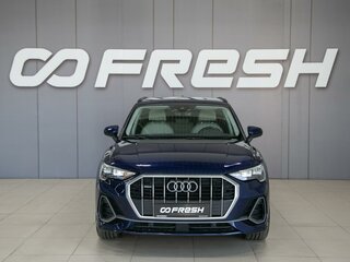 2021 Audi Q3 40 TFSI II (F3), синий, 3550000 рублей, вид 2