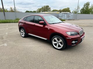 2008 BMW X6 50i 6-speed I (E71), красный, 1470000 рублей, вид 5