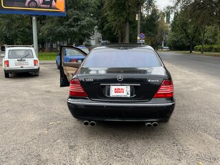 2002 Mercedes-Benz S-Класс 500 Long IV (W220) Рестайлинг, чёрный, 820000 рублей, вид 2