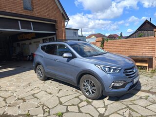 2017 Hyundai Santa Fe III Рестайлинг, серый, 2300000 рублей, вид 3