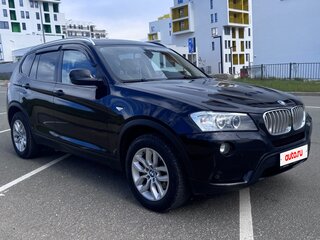 2011 BMW X3 28i xDrive II (F25), чёрный, 1080000 рублей, вид 2