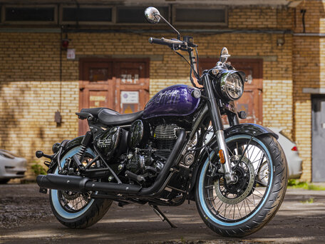 2026 Royal Enfield Goan Classic 350, синий, 520000 рублей, вид 2