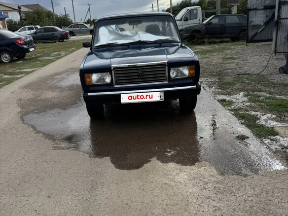 2008 Lada (ВАЗ) 2107, синий, 191000 рублей