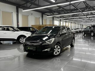 2014 Hyundai Solaris I Рестайлинг, чёрный, 950000 рублей, вид 1