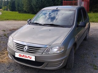 2012 Renault Logan I Рестайлинг, бежевый, 410000 рублей, вид 2