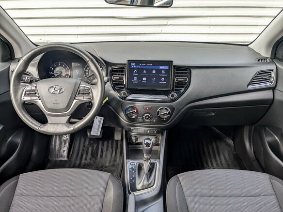 2022 Hyundai Solaris II Рестайлинг, синий, 1585000 рублей - вид 13