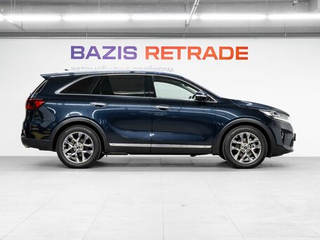 2019 Kia Sorento III Prime Рестайлинг, синий, 3529000 рублей, вид 4