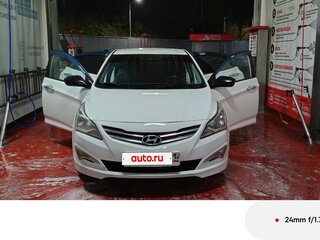 2015 Hyundai Solaris I Рестайлинг, белый, 550000 рублей, вид 1