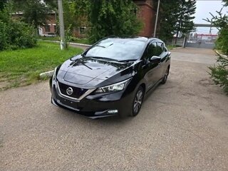 2019 Nissan Leaf II (ZE1), чёрный, 1890000 рублей, вид 2