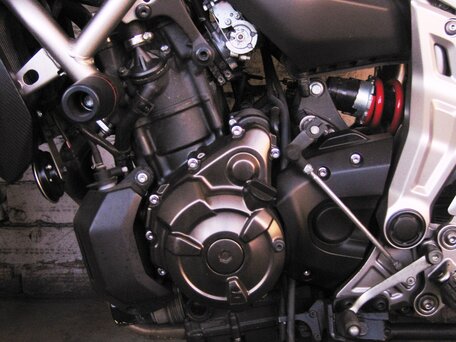 2015 Yamaha MT-07 (FZ-07), белый, 580000 рублей, вид 5
