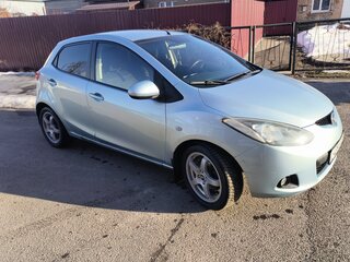 2008 Mazda 2 II (DE), голубой, 490000 рублей, вид 2