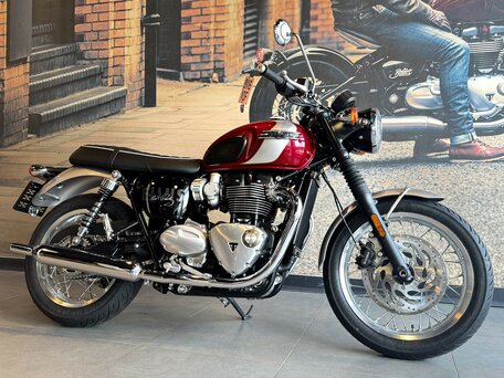 2024 Triumph Bonneville T120, красный, 1850000 рублей, вид 3