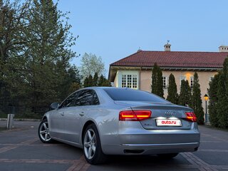 2011 Audi A8 Long III (D4), серебристый, 2200000 рублей, вид 3