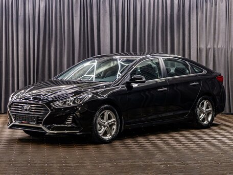 2019 Hyundai Sonata VII (LF) Рестайлинг, чёрный, 1595000 рублей, вид 1