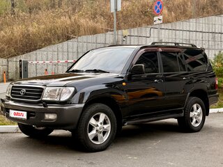 2001 Toyota Land Cruiser 100 Series, чёрный, 1850000 рублей, вид 2