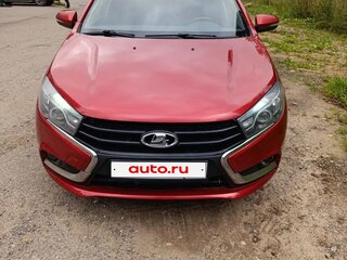 2018 Lada (ВАЗ) Vesta I, красный, 850000 рублей, вид 4