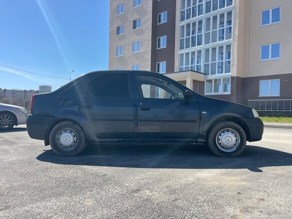 2007 Renault Logan I, серый, 150000 рублей - вид 7