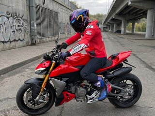 2025 Ducati Streetfighter V2, красный, 2400000 рублей, вид 1