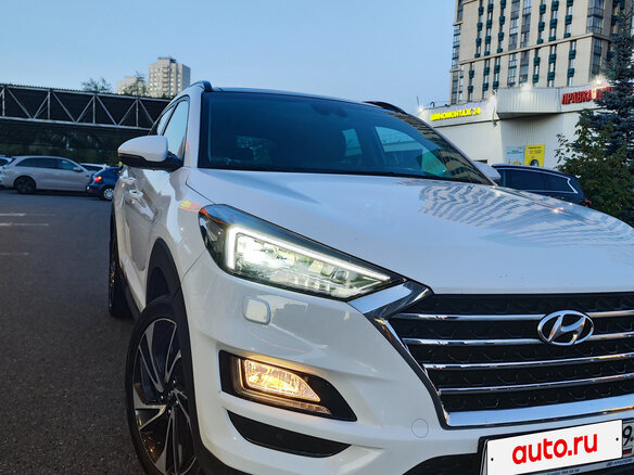 2019 Hyundai Tucson III Рестайлинг, белый - вид 4