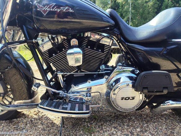 2013 Harley-Davidson Road King, чёрный, 1170000 рублей - вид 12