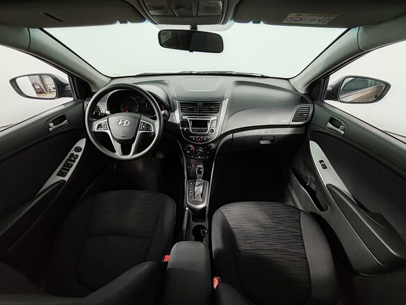 2014 Hyundai Solaris I Рестайлинг, коричневый, 849000 рублей - вид 18