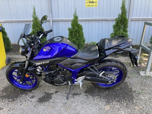 2019 Yamaha MT-03, синий, 470000 рублей - вид 6