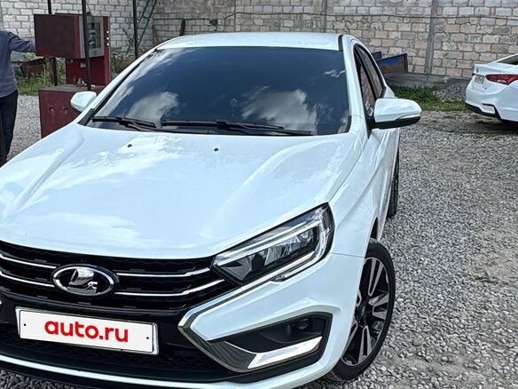 2023 Lada (ВАЗ) Vesta I Рестайлинг (NG), белый, 1300000 рублей - вид 3