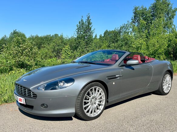 2008 Aston Martin DB9 Volante I Рестайлинг, пурпурный, 5500000 рублей - вид 1