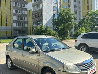 2013 Renault Logan I Рестайлинг, бежевый, 750000 рублей, вид 3