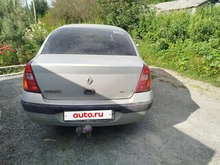 2002 Renault Symbol I Рестайлинг, серебристый, 200000 рублей, вид 5