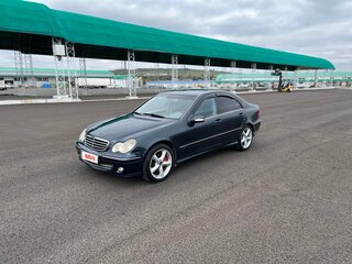 2005 Mercedes-Benz C-Класс 230 II (W203) Рестайлинг, синий, 730000 рублей, вид 1
