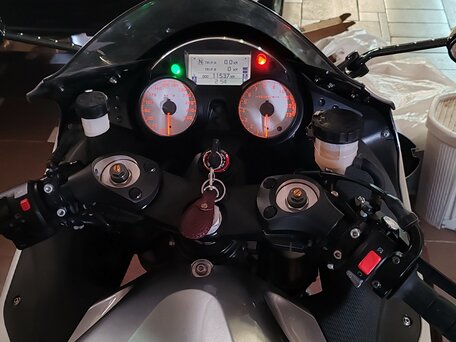 2007 Kawasaki ZZR 1400, серебристый, 850000 рублей, вид 2