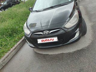 2011 Hyundai Solaris I, чёрный, 415000 рублей, вид 1