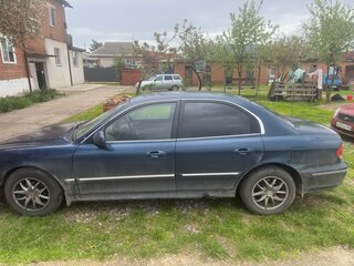 2004 Hyundai Sonata IV (EF) Рестайлинг, синий, 250000 рублей, вид 4