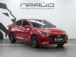 2021 Hyundai Solaris II Рестайлинг, красный, 2009900 рублей, вид 5