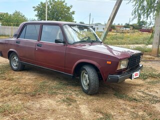 2005 Lada (ВАЗ) 2107, красный, 80000 рублей, вид 2