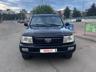 2003 Toyota Land Cruiser 100 Series Рестайлинг 1, чёрный, 1600000 рублей, вид 2