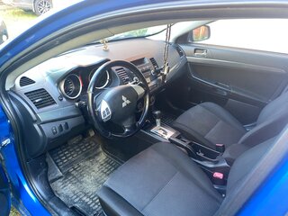 2008 Mitsubishi Lancer X, синий, 600000 рублей, вид 2