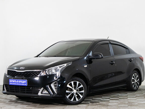 2020 Kia Rio IV Рестайлинг, чёрный - вид 2