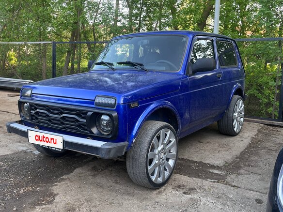 2017 Lada (ВАЗ) 2121 (4x4) I Рестайлинг, синий, 510000 рублей - вид 1