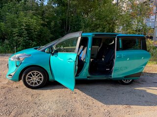 2019 Toyota Sienta II Рестайлинг, зелёный, 1690000 рублей, вид 3