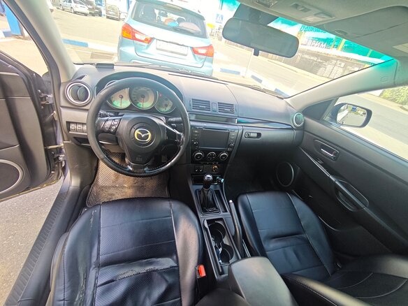 2008 Mazda 3 I (BK) Рестайлинг, серый, 550000 рублей - вид 10