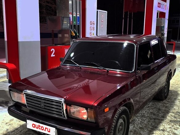 2012 Lada (ВАЗ) 2107, красный, 290000 рублей