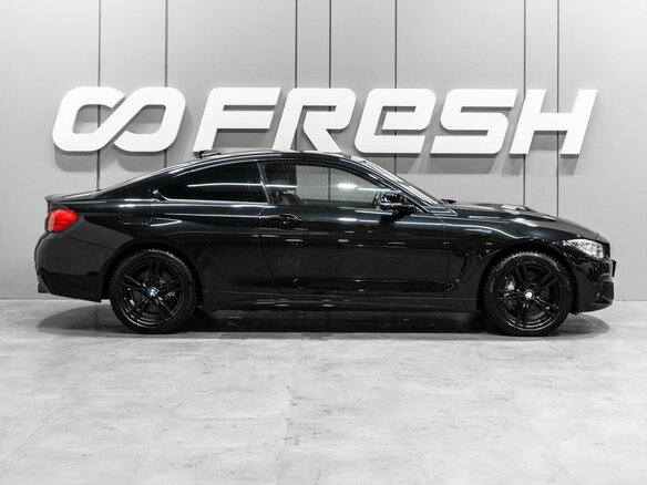 2015 BMW 4 серии 435i xDrive F32/F33/F36, чёрный, 2400000 рублей - вид 4